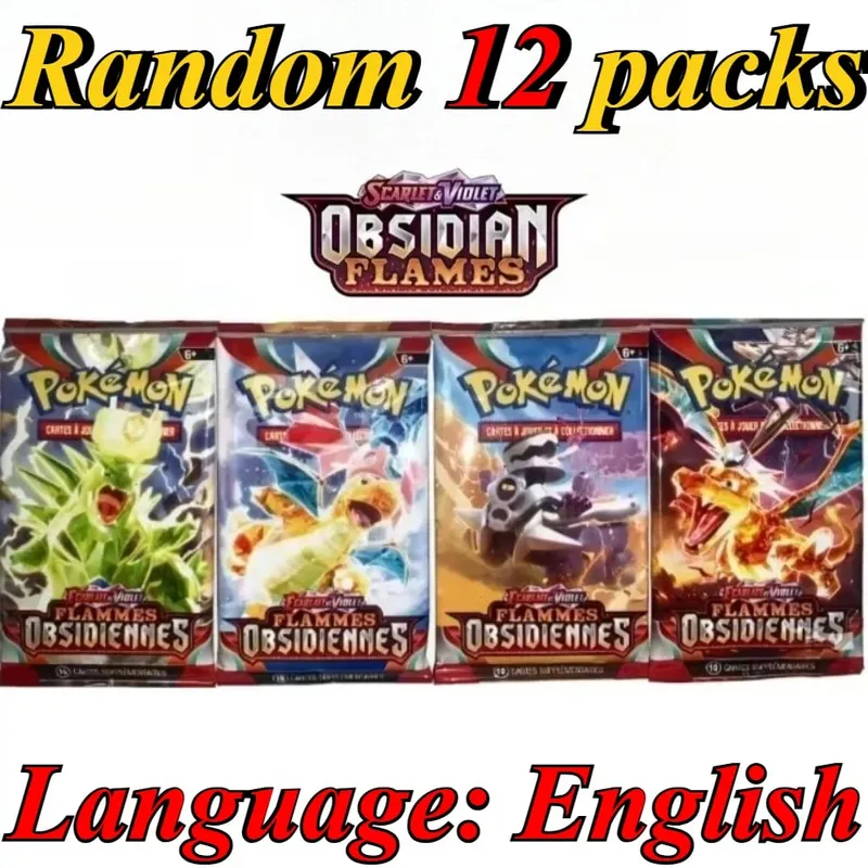 10 πακέτα καρτών Pokémon Bright Stars 151 Prismatic Evolutions PALDEAN FATES English Reinforcement Battle Δώρο κάρτα συναλλαγής — image 17