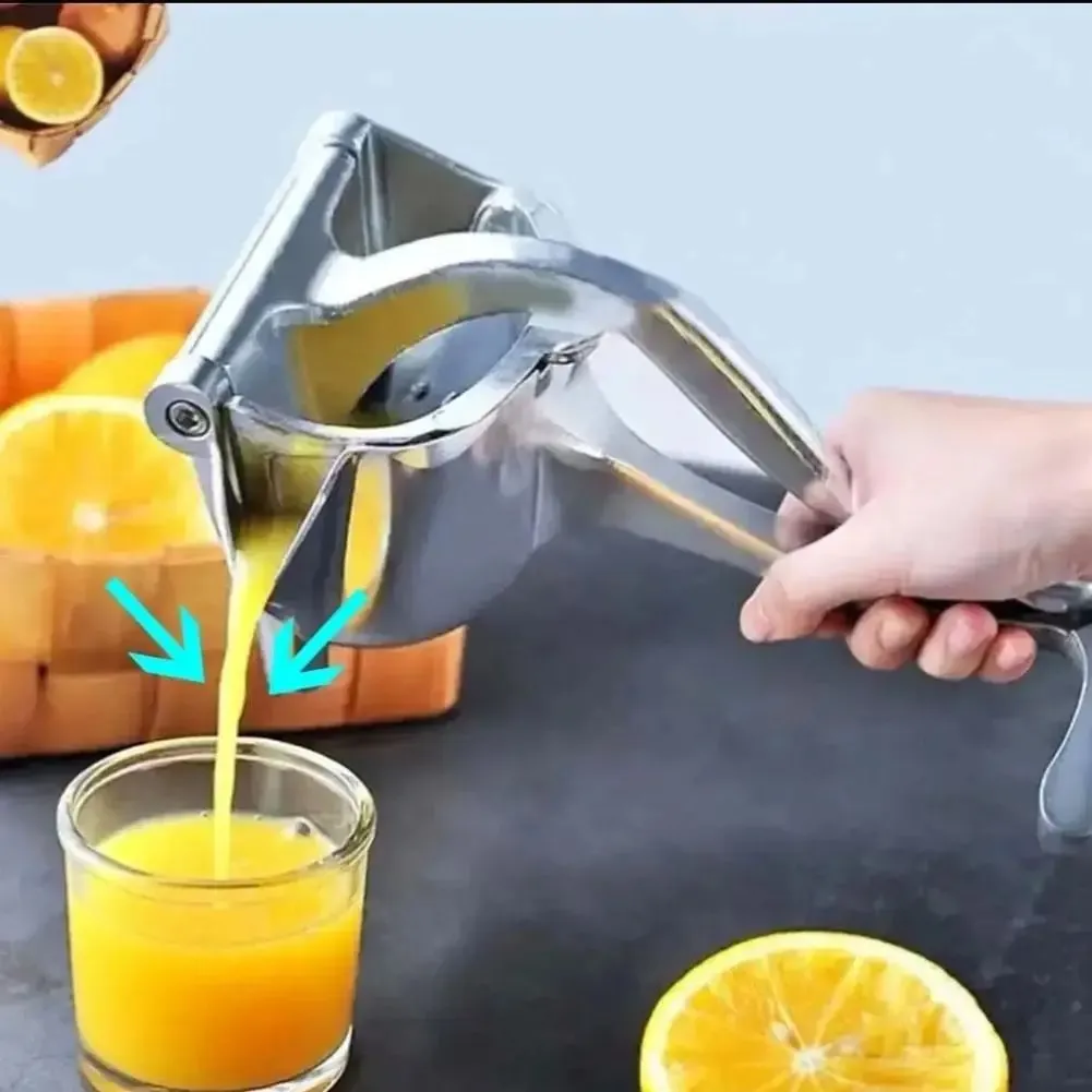 Fruit Juice Squeezer Heavy-Duty Metal Easy Manual Citrus Press Juicer Ergonomic Handle Durable Lemon Squeezer for Fresh Juice — image 5