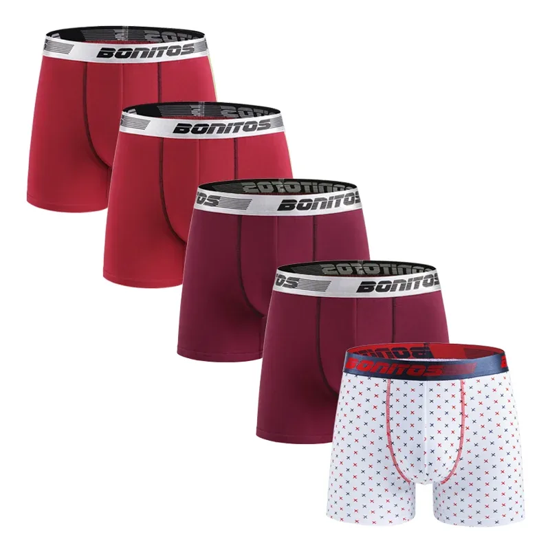 5 pçs cuecas masculinas de algodão boxer briefs clássico calcinha bonitos carta cintura elástica boxers roupa interior para homem shorts — image 13