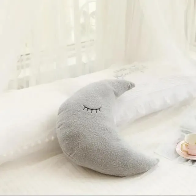 New Stuffed Cloud Moon Star Raindrop Plush Pillow Soft Cushion Toys For Children Baby Kids Girl Christmas Gift Room Car Decor — image 17