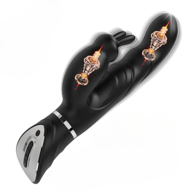 Women Dildo Rabbit Vibrator Powerful Vibration Clit G-spot Vaginal Nipple Stimulator Massager Female Orgasm Masturbator Sex Toys — image 8