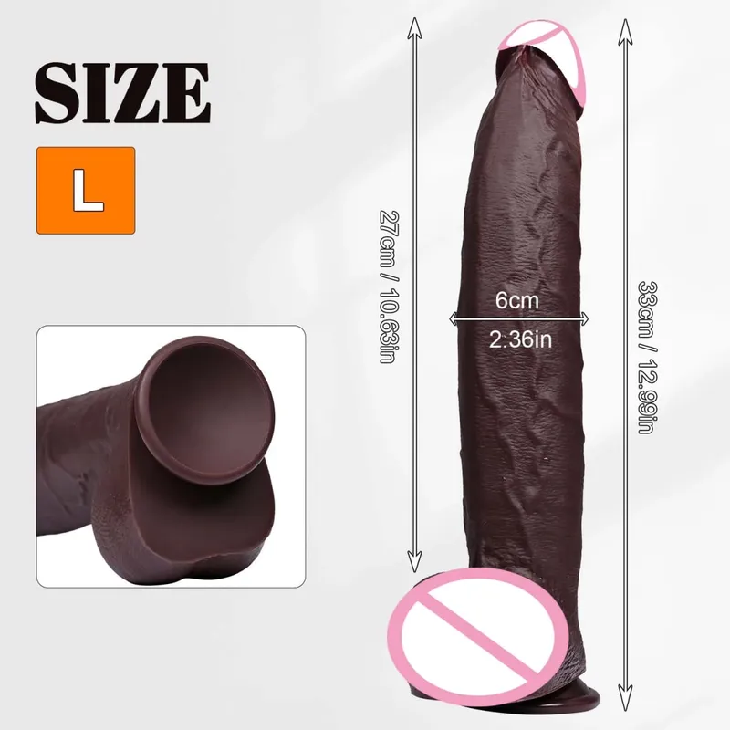 Túlméretes Reality Műpénisz Szuper hosszú Fenékdugó Szilikon Egyéni Önkielégítők Férfiak Női Meleg Műpénisz Sextoys Szexbolt 18+