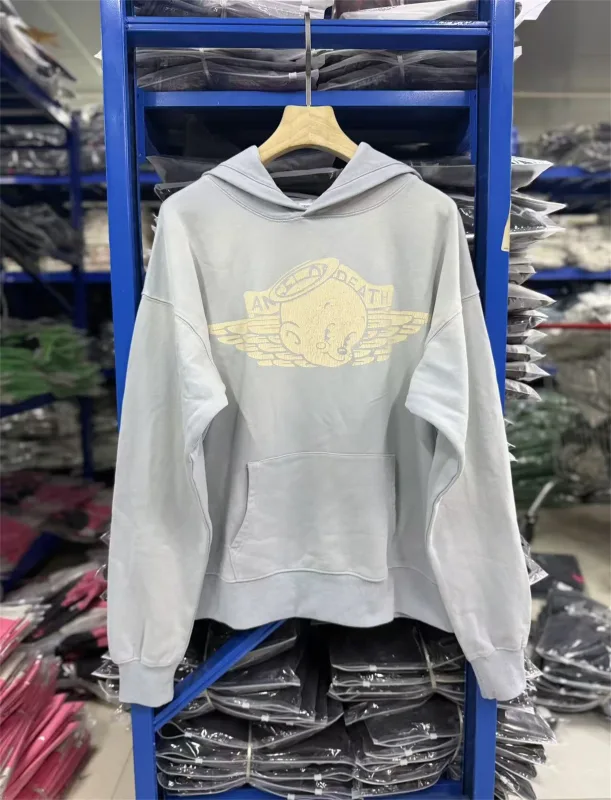 26SS New SAINT Mxxxxxx BABY MICHAEL HOODIE High-Street Oversized Cotton Hooded Sweater Printed Washed Hoodies For Men — image 10