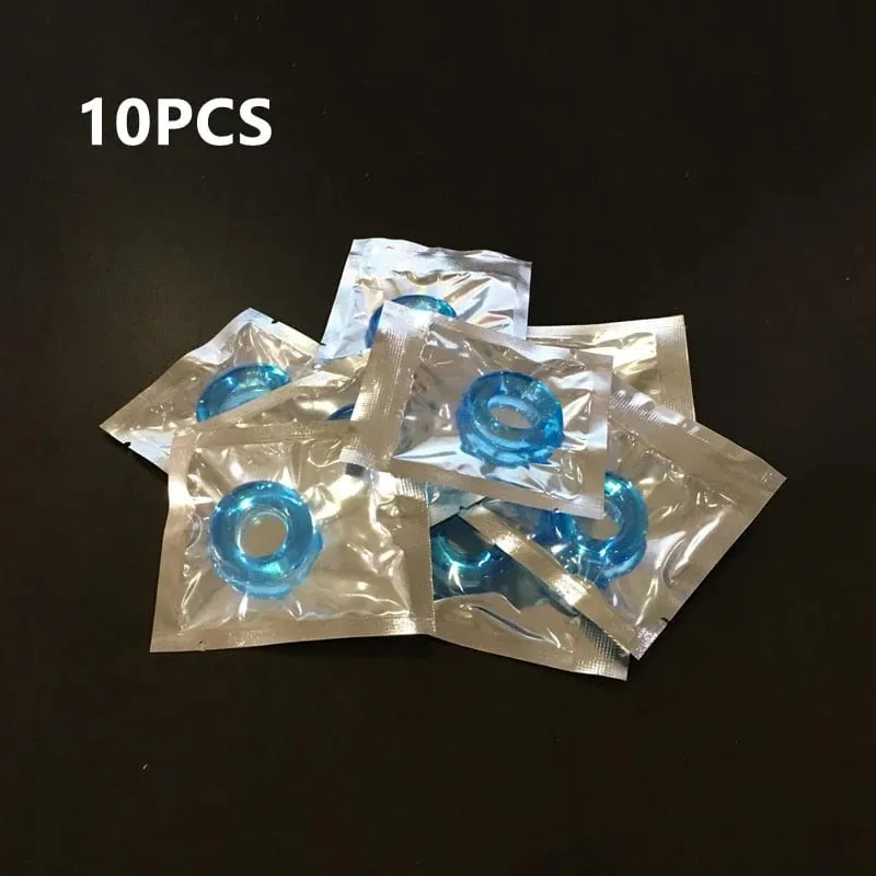 10/5Pcs Silicone Durable Penis Ring Adult Men Ejaculation Delay Cock Rubber Rings Penis Enlargement Sex Toys For Male Sex Ring