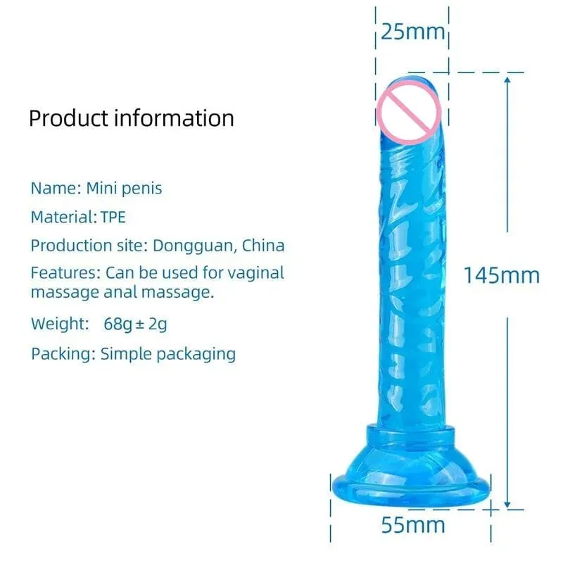 Female Masturbator Silicone Dildo with Suction Cup Realistic Dick Insertion G-Spot Orgasm Gay Anal Butt Plug BDSM Sex Toy