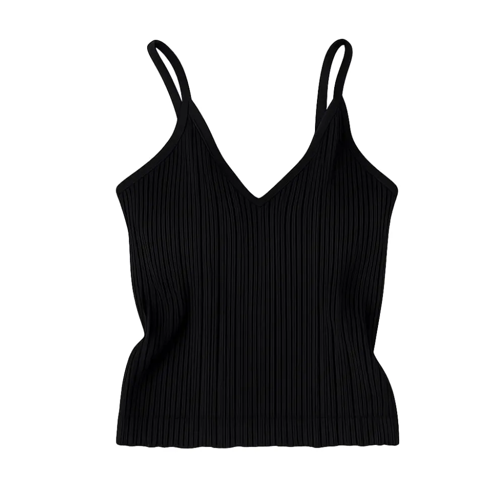 Új V-nyakú Camisole felső Ujjatlan belső viselet Halter alsóing egyrészes kupa francia stílusú fehérnemű nyár