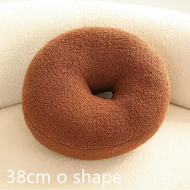 Coussin boule nordique de couleur unie, fleur en peluche, oreiller pour canapé, taille, bureau, jouet pour enfant, cadeaux, décoration de la maison, nouvelle collection — image 31