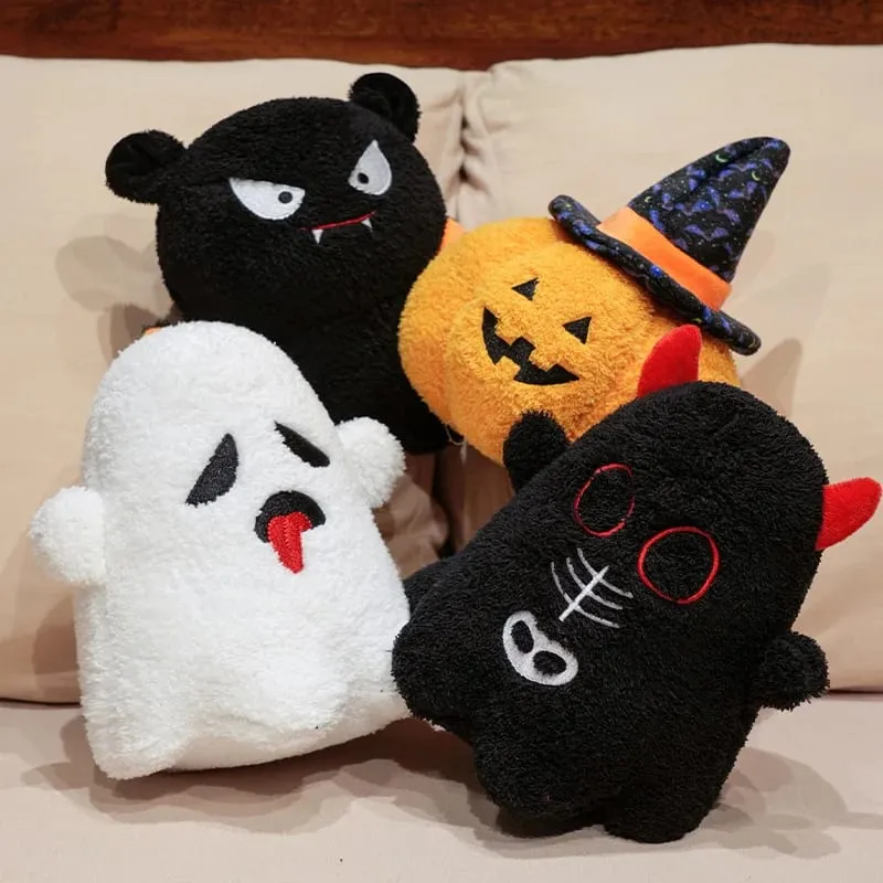 20cm Halloween Pillow Ghost Pumpkin Bat Plush Stuffed Party Prop Festival Doll Home Decro Birthday Gifts — image 6