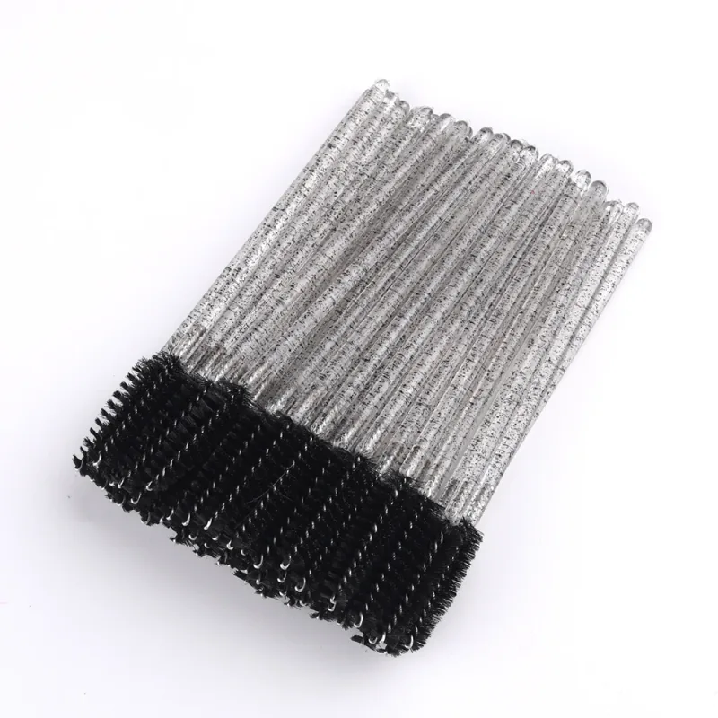 50pcs Disposable Eyelash Brushes Extension Crystal Eyebrow Brush Mascara Wand Eye Lashes Cosmetic Tool Set Makeup Beauty — image 12