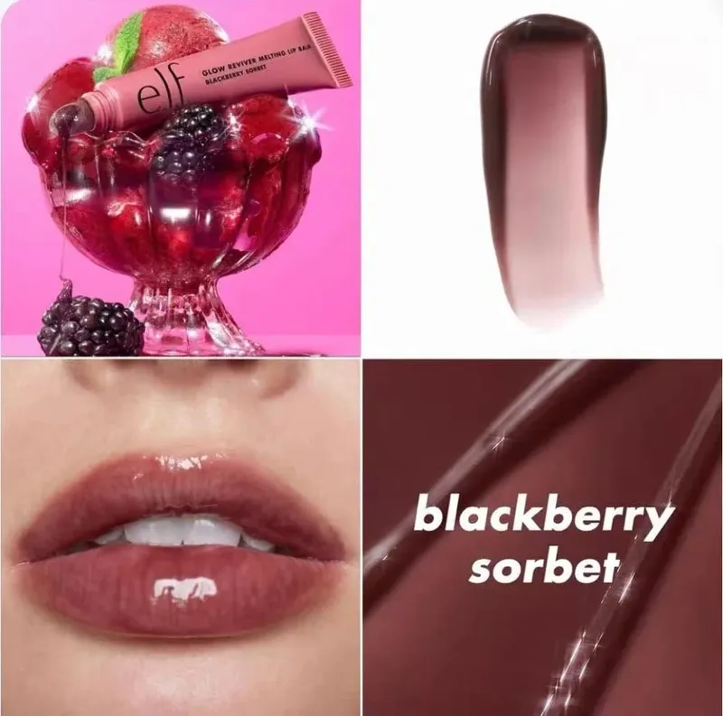 Elf Candlelit BlushLiquid Contouring and Shading Stick για φυσικό τρισδιάστατο Lip Balm Fine Glitter Lip Gloss Lipstick — image 28