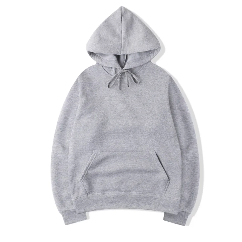 Homens Hoodies Mulheres Pulôver Primavera Outono Casual Moletom Com Capuz Cor Sólida Hoodies Oversize Moletom Preto Para Masculino — image 7