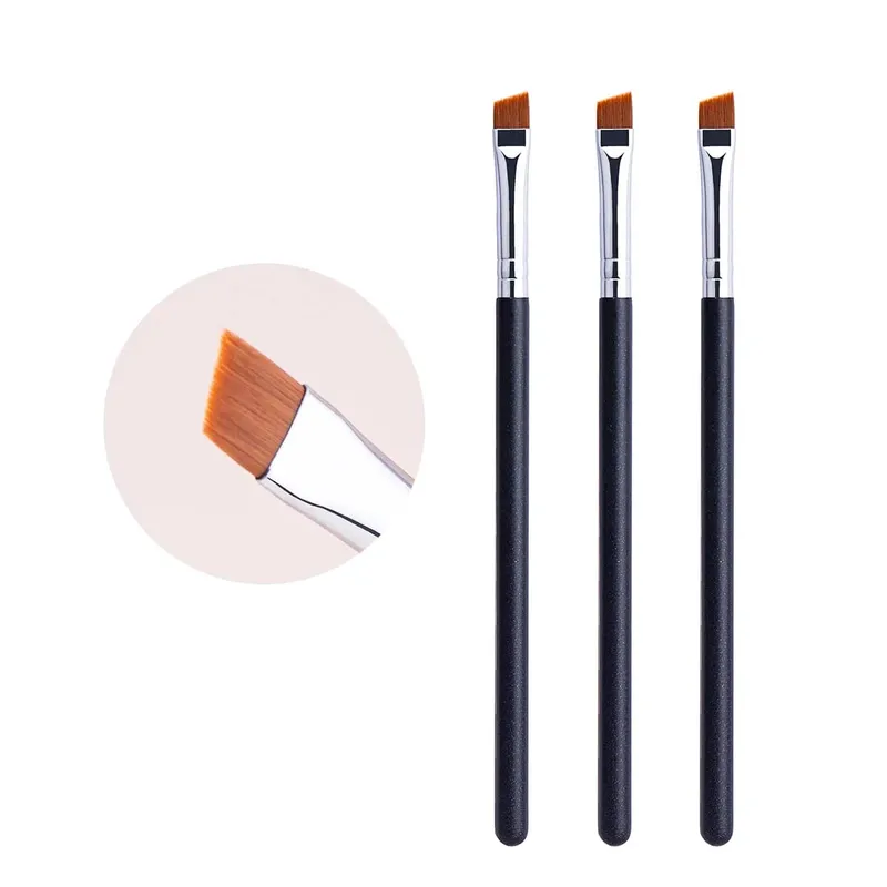 Oblate The Line Brush קו שפתון דק במיוחד מברשות קונסילר גבות פרט קונסילר כלי איפור שפתיים קו מתאר מברשת קו מברשת — image 19