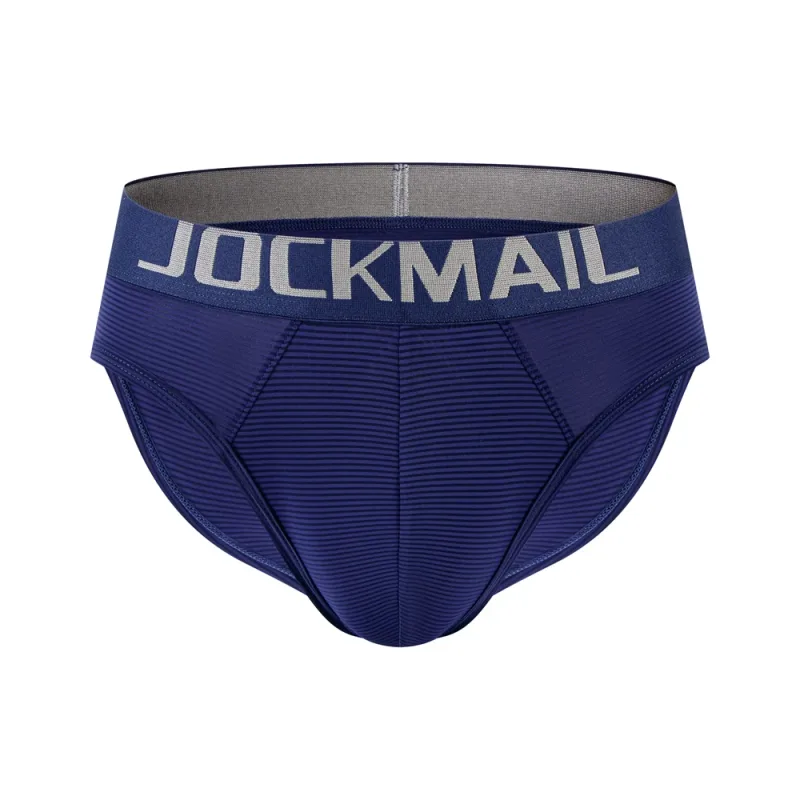 Mga Panloob na Panlalaki Maikling Sexy Low-rise Striped Bikini Athletic Supporters Underpants Sleepwear Nylon Quick Dry Breathable — image 2