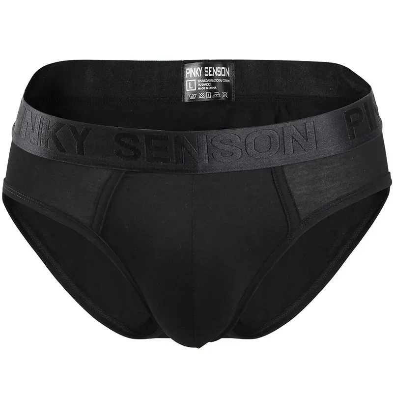 Pinky Seaso Marke Bestseller Sexy Dreieck Hosen Modal Dünne Einfarbig Unterwäsche männer Modale Briefs Lüften Plus Größe Männer