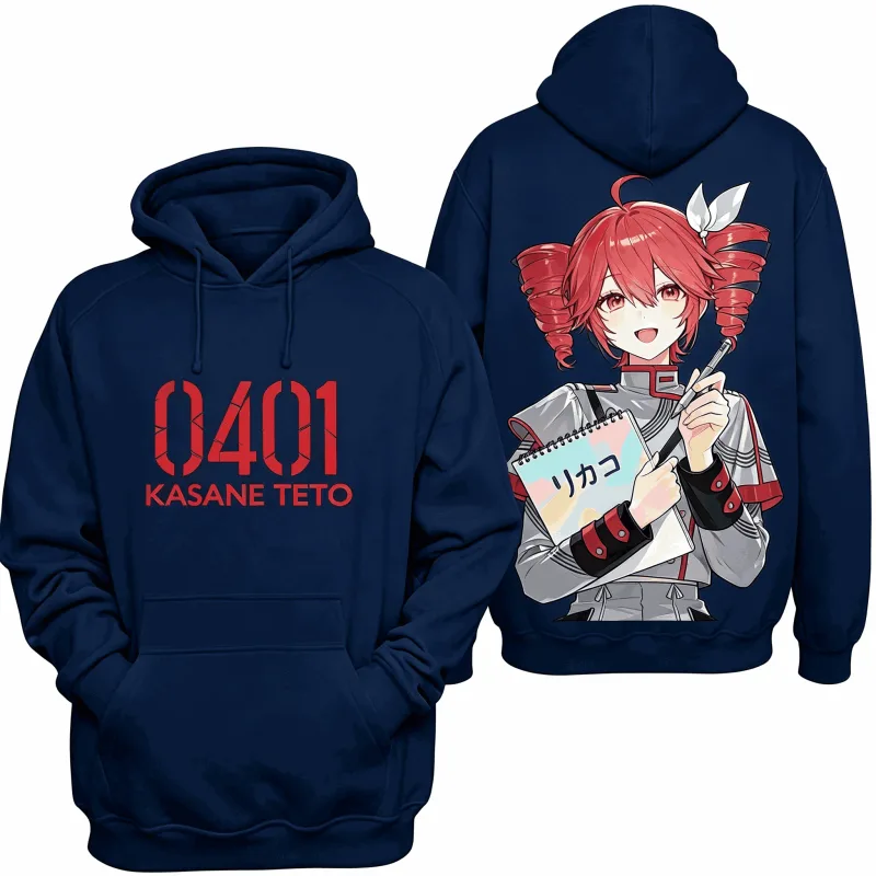 Kasane Teto Printed Oversized Unisex Vintage Loose hoodies for Men Women Fleece warm Casual Retro Fashion high quality Couples — image 22