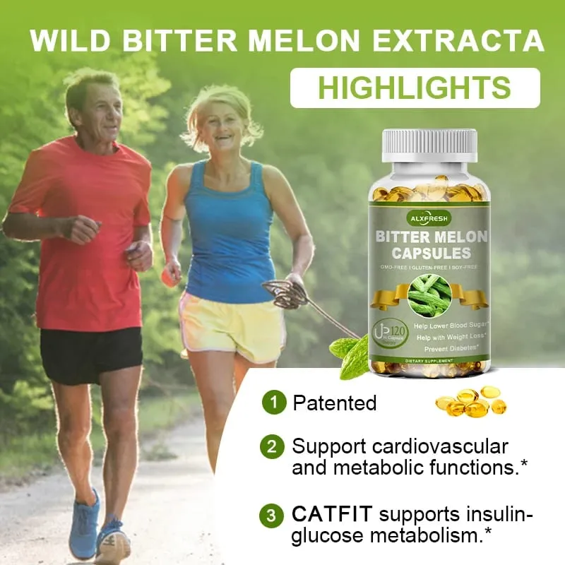 Alxfresh Extra Strength keserű dinnye 2500 mg 16:1 kiegészítő szabványos és koncentrált 100%-ban vegetáriánus gluténmentes, nem GMO — image 2