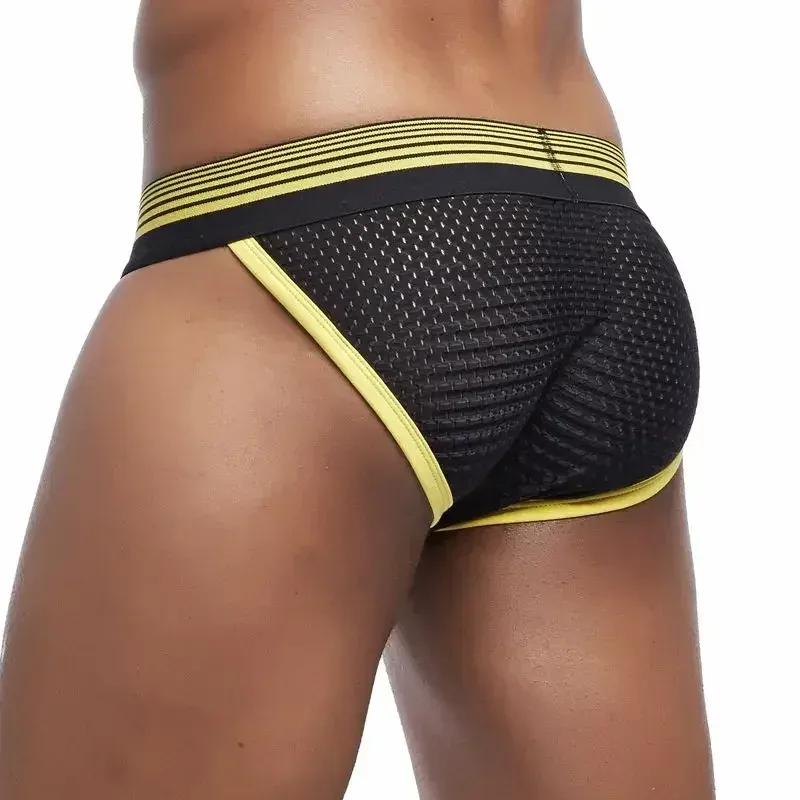 Sexiga herrunderkläder Underbyxor Kalsonger Nylon Mesh Herrbyxor Bikini Underkläder Herr Boxerbyxor Nylon Mesh Bikini — image 13
