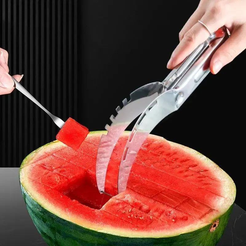 Stainless Steel Windmill Watermelon Cutter Artifact Salad Fruit Slicer Cutter Tool Watermelon Digger Kitchen Accessories Gadgets — image 6