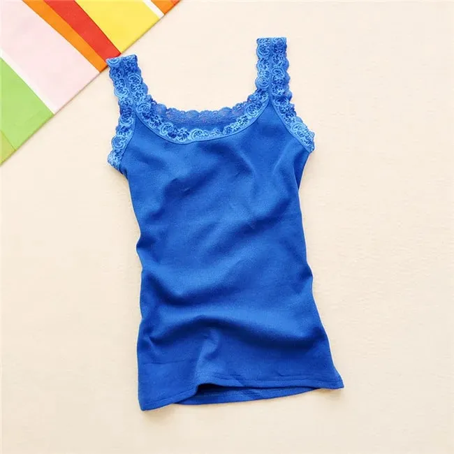 Camisole Lingere גופיית תחרה לבנה שחורה אפוד שינה ברלט קרופ טופ סקסי Camis Slim מחוך גופייה — image 15