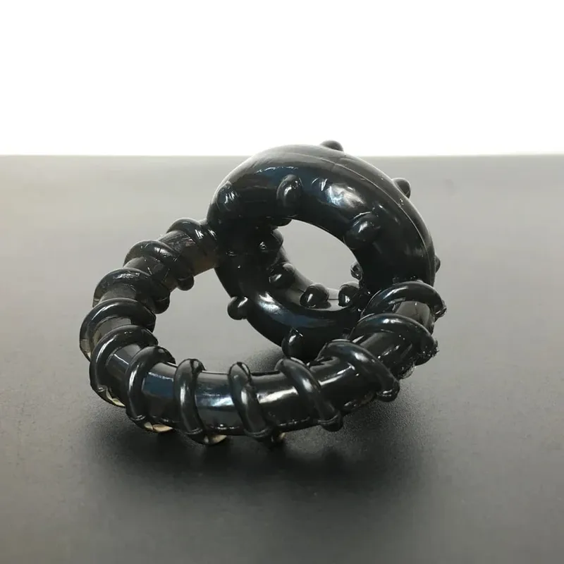 Penis Ring Reusable Silicone Semen Cock Ring Penis Enlargement Delayed Ejaculation Sex Toys For Men — image 11