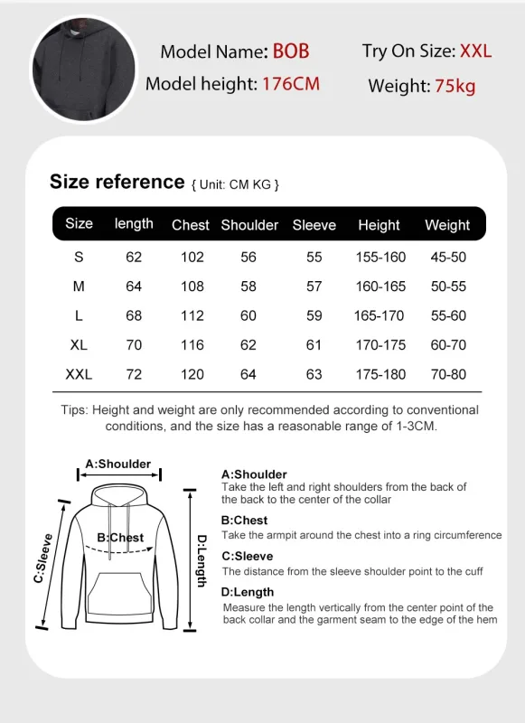 Customized DIY Print Lalaki Babae Autumn Winter Hoodies Casual Classic Pullover Simple Comfy Streetwear Soft Warm Sports Clothing — image 5