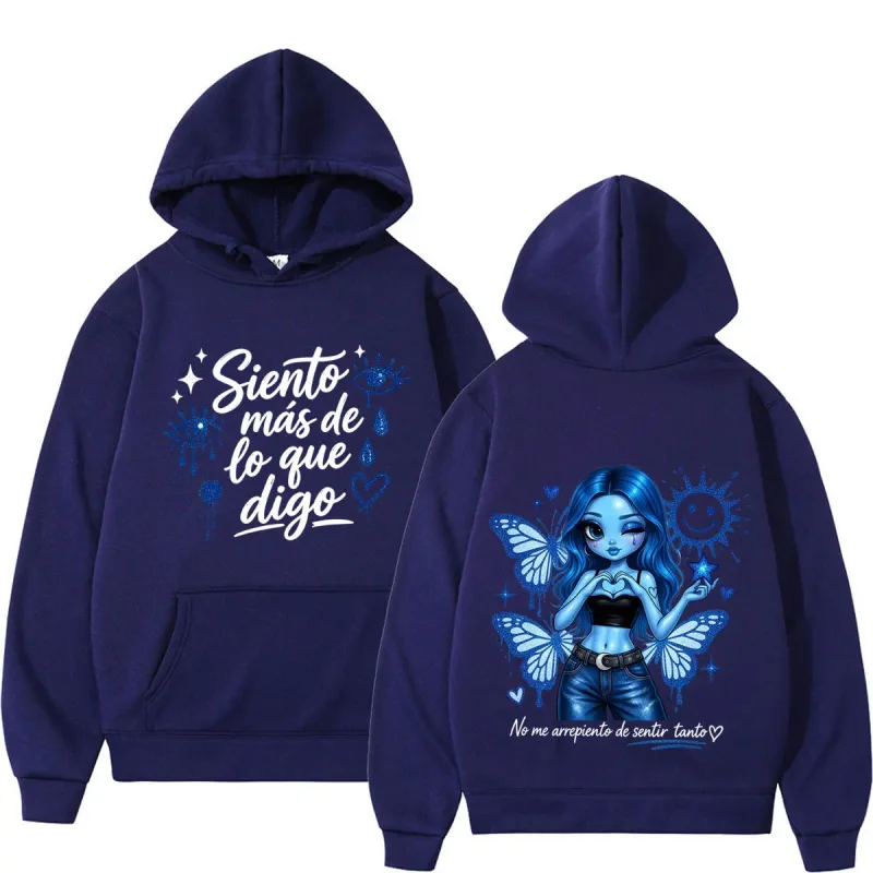 Karol G Tropicoqueta Latina Foreva 2026 Tour Print Hoodie Men Women Fashion Harajuku Sweatshirts Aesthetic Trend Loose Pullover — image 6