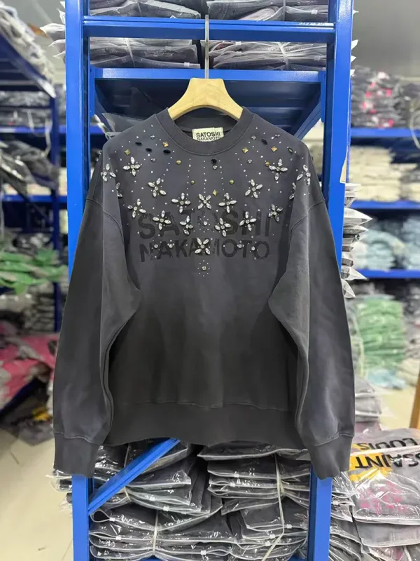 2026 Washed Crewneck Satoshi Nakamoto Hoodies Men Woman Vintage Fashion Streetwear Damaged Hole Old Sweatshirts Pullover — image 4