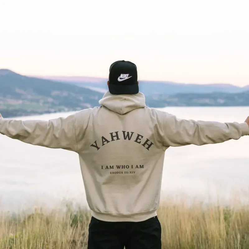 20256 Lelaki Terlaris Lelaki Kristian YAHWEH Hoodies Jesus Hombre Fesyen Popular Streetwear Bercetak Surat Baju Sweat Wanita Bertudung — image 5