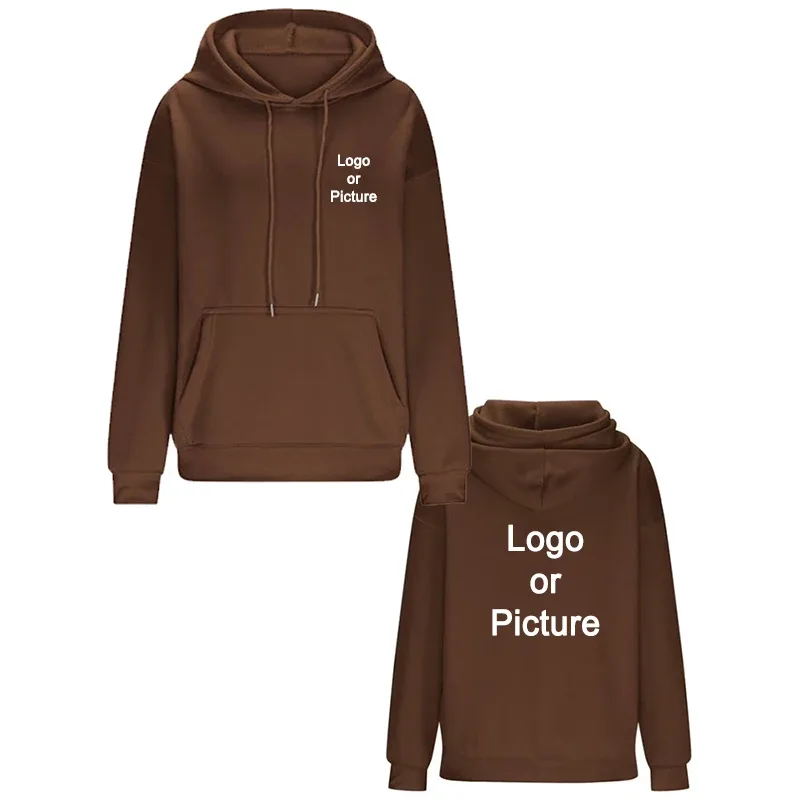 Diy design oversize hoodies moda feminina personalizado impresso solto manga longa ombro gota manguito sweathsirts pullovers sudadera — image 16