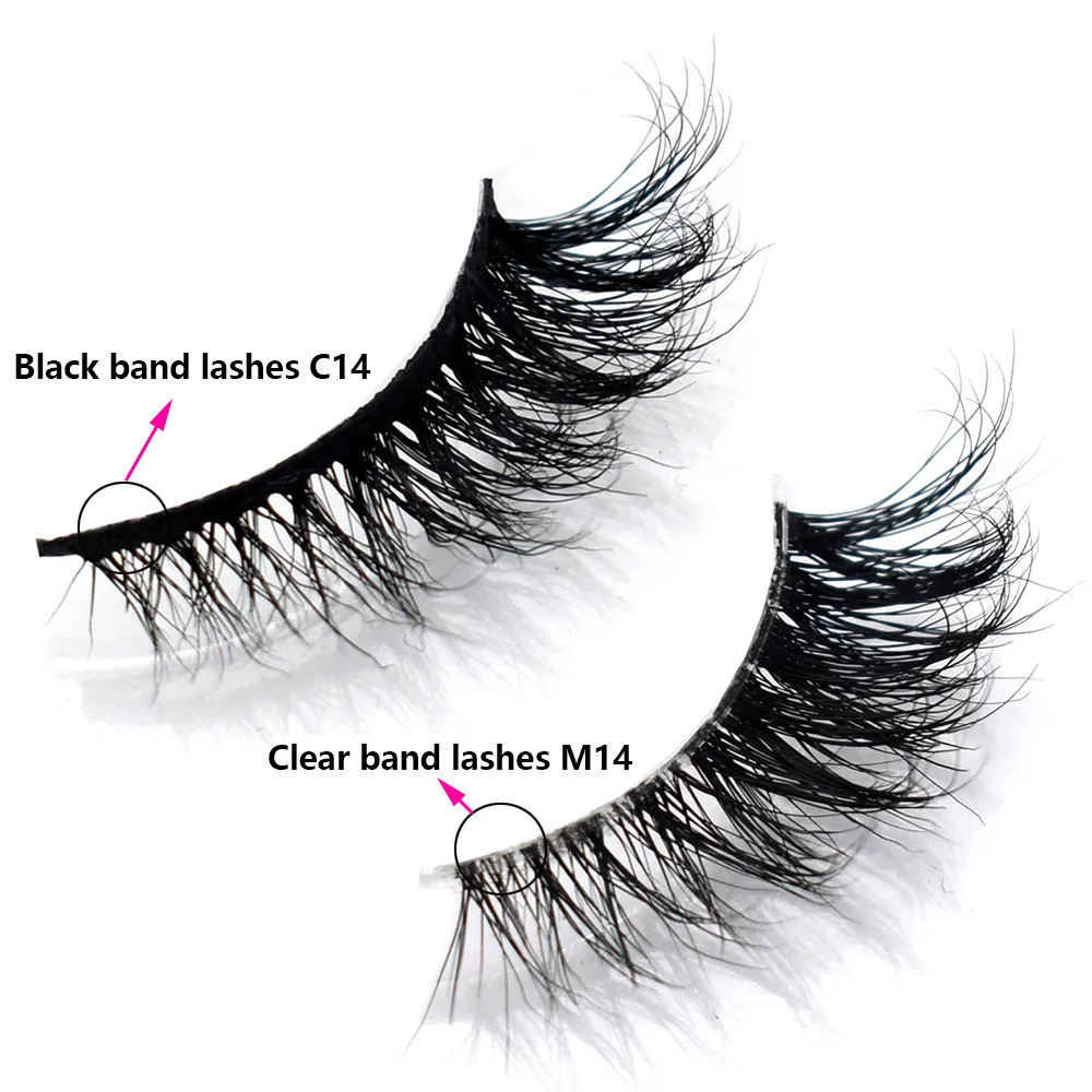 Μαζικά είδη 10/30/60/100 Pairs Mink Half Lashes Natural Long Fluffy Wispy Half False Lashes Extension Ελαφρύ κοντές βλεφαρίδες — image 3