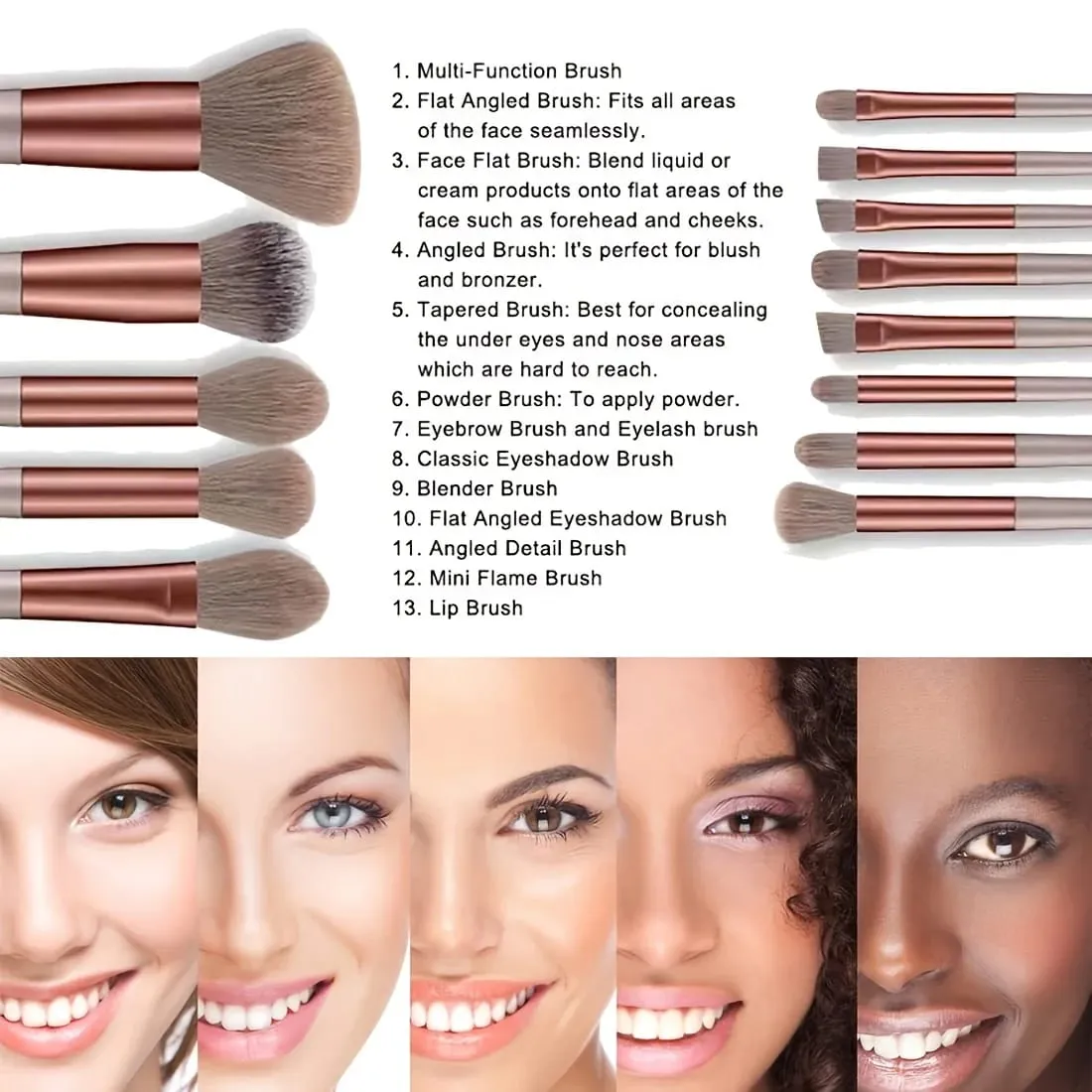 Makeup Brushes 8-29Pcs Makeup Kit Professional Women Cosmetic Soft Powder Brush Eyeshadow Foundation Full Set Travel Beauty Tool — image 2