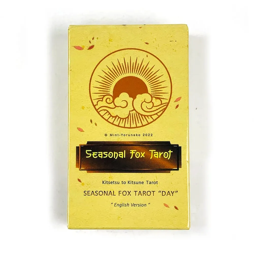 Szezonális Róka Tarot Kártyák Családi összejövetel Kártyajáték Titokzatos Jóslás Orákulum Társas Asztali Játékok Kezdőknek