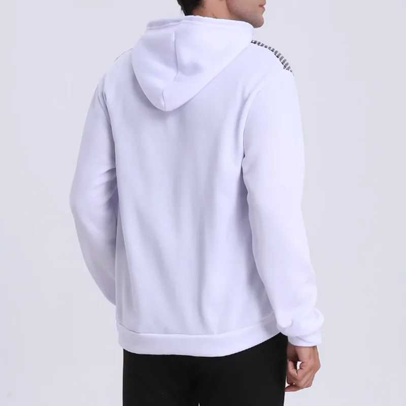 Men's Zip Up Hoodie Pocket Polka Pot Print Hooded Sweatshirt Sport Outdoor Casual Slim Fit Men Spring AutumnZipper Hoodie — image 2