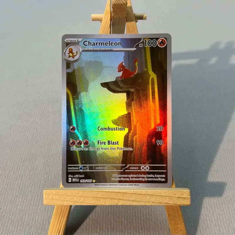 MEW PTCG13-003 Tcg proxy PKM Cards Charizard ex Bulbasaur Charmeleon Rare Collection Battle Toys Δώρα για χόμπι στο σπίτι