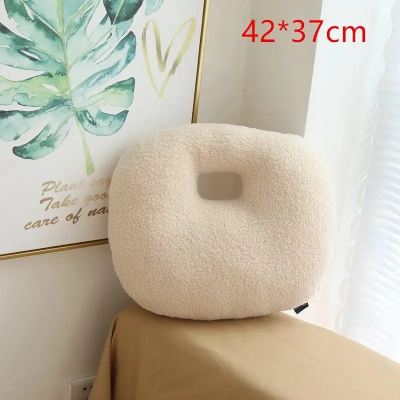 Coussin boule nordique de couleur unie, fleur en peluche, oreiller pour canapé, taille, bureau, jouet pour enfant, cadeaux, décoration de la maison, nouvelle collection — image 17