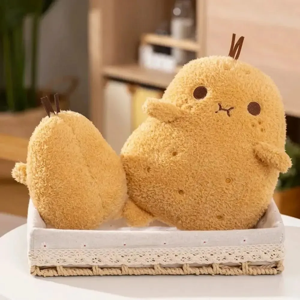 PP Cotton Small Potato Plush Doll Fluffy Soft Funny Food Plush Doll Cartoon Plush Stuffed Plant Spud Throw Pillow — image 8
