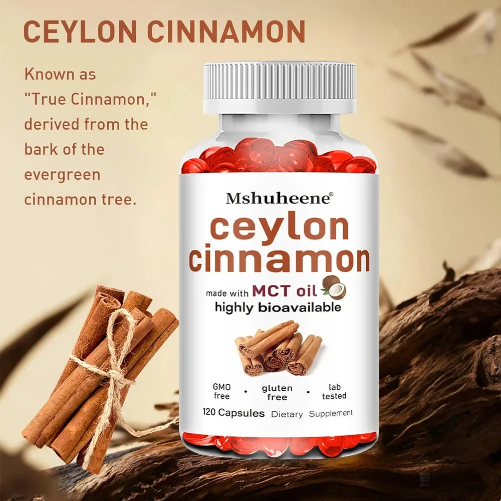 Bio ceyloni fahéj kapszula 600 mg nagy hatékonyságú, támogatja az antioxidáns immunrendszert, a szív-ízületeket, a csontokat és az emésztést — image 4