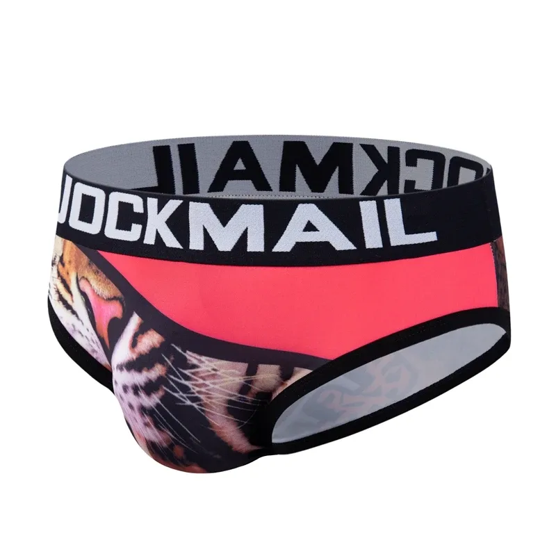 Mapaglarong masaya Sexy Men Underwear Print Underpants Ice silk Briefs Cueca Gay Male Panties Slip 21 Pattern design Shorts — image 40