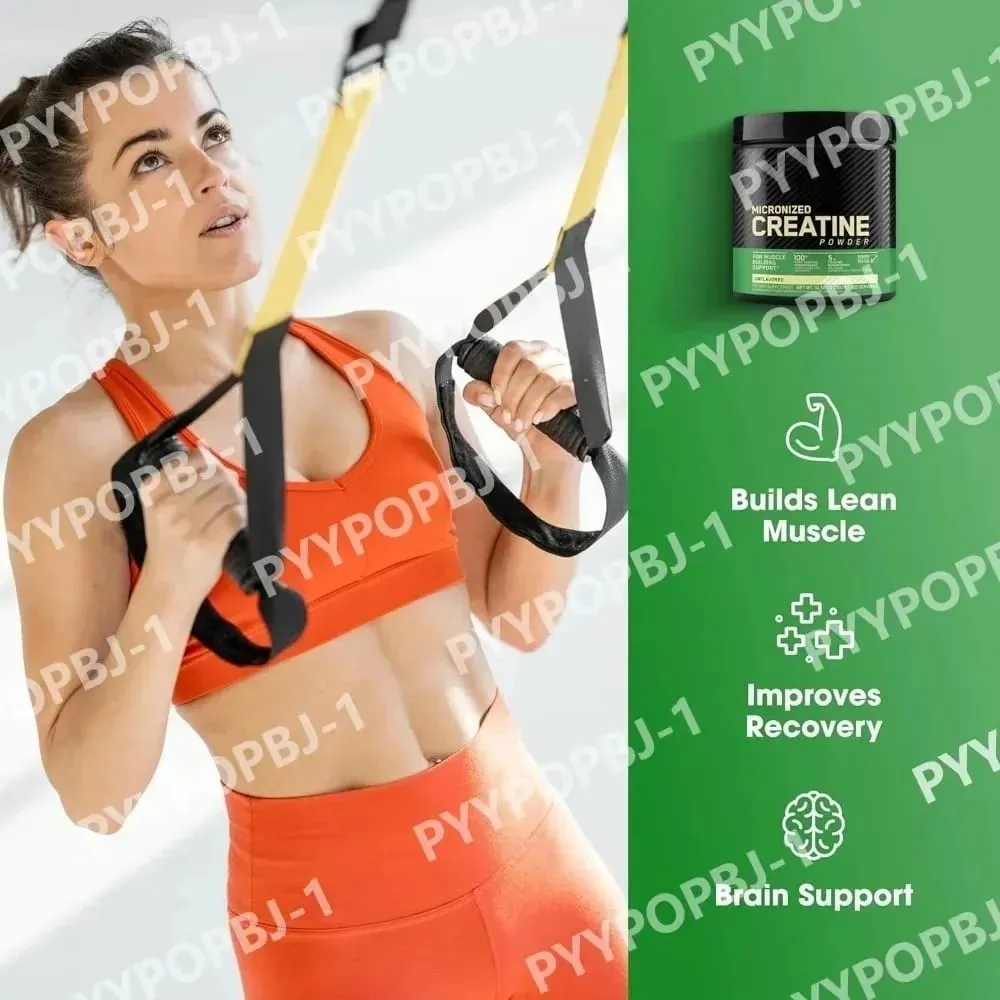 Kreatin-monohidrát por 300g Támogatás Erő Izomteljesítmény Sport Italok Usee Support Fitness Táplálkozás Támogatás
