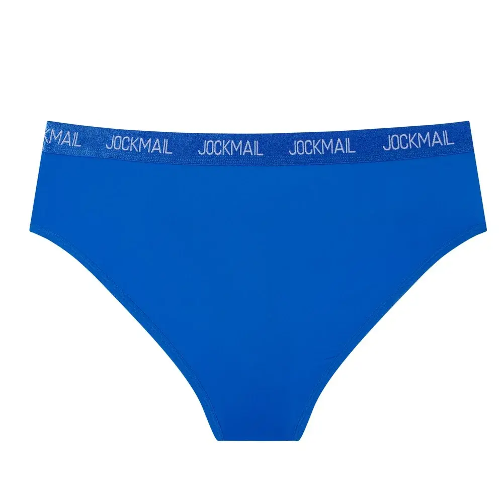 Jockmail Mens Underwear Low Waist Sexy Letter Sports Breathable Summer Ice Silk Briefs Malaking Bag Nylon Solid na Kulay na Panti ng Lalaki — image 38