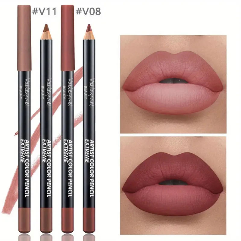 2db Lip Liner Makeup Duo: hosszan tartó vízálló matt formula gyengéd az érzékeny bőrön, és ideális a világos bézs tónusokhoz — image 6