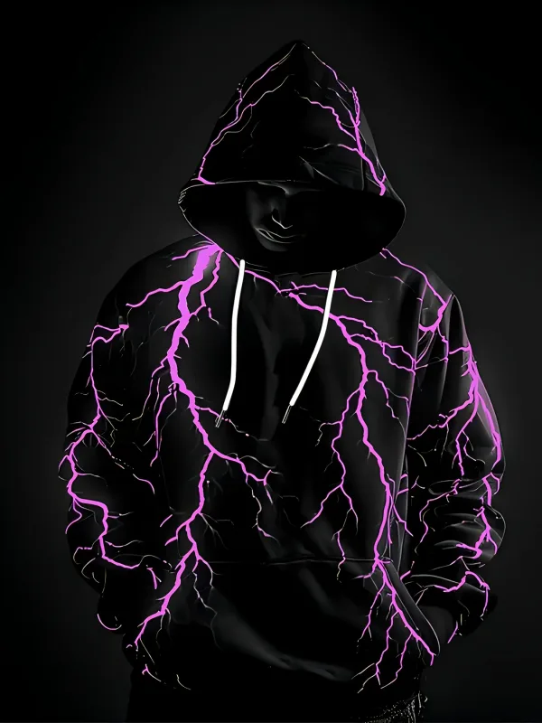 Panlalaking winter-spring hooded sweatshirt na may 3D print na komportable at malambot na uso at kaswal na streetwear na istilo — image 5