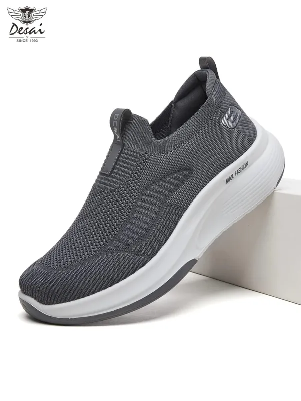 Ανδρικά πλεκτά slip-on πάνινα παπούτσια φαρδύ πλάτους Desai Max μαξιλαράκια για περπάτημα ελαφριά αναπνεύσιμα — image 9