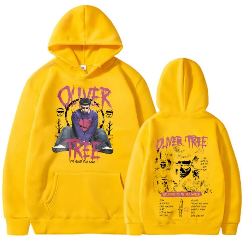 Oliver Tree Hoodies A vida continua 1993-2026 fãs presente pullovers roupas masculinas moda hip hop oversized casual moletom com capuz — image 12