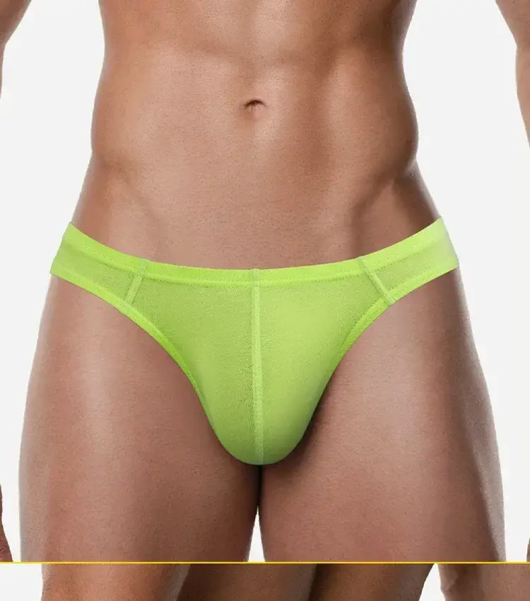 Summer New Men Underwear Cool Breathable Moisture Wicking Briefs Sports Supportive 3D Pouch Panties with High Elastic Waistband — image 12