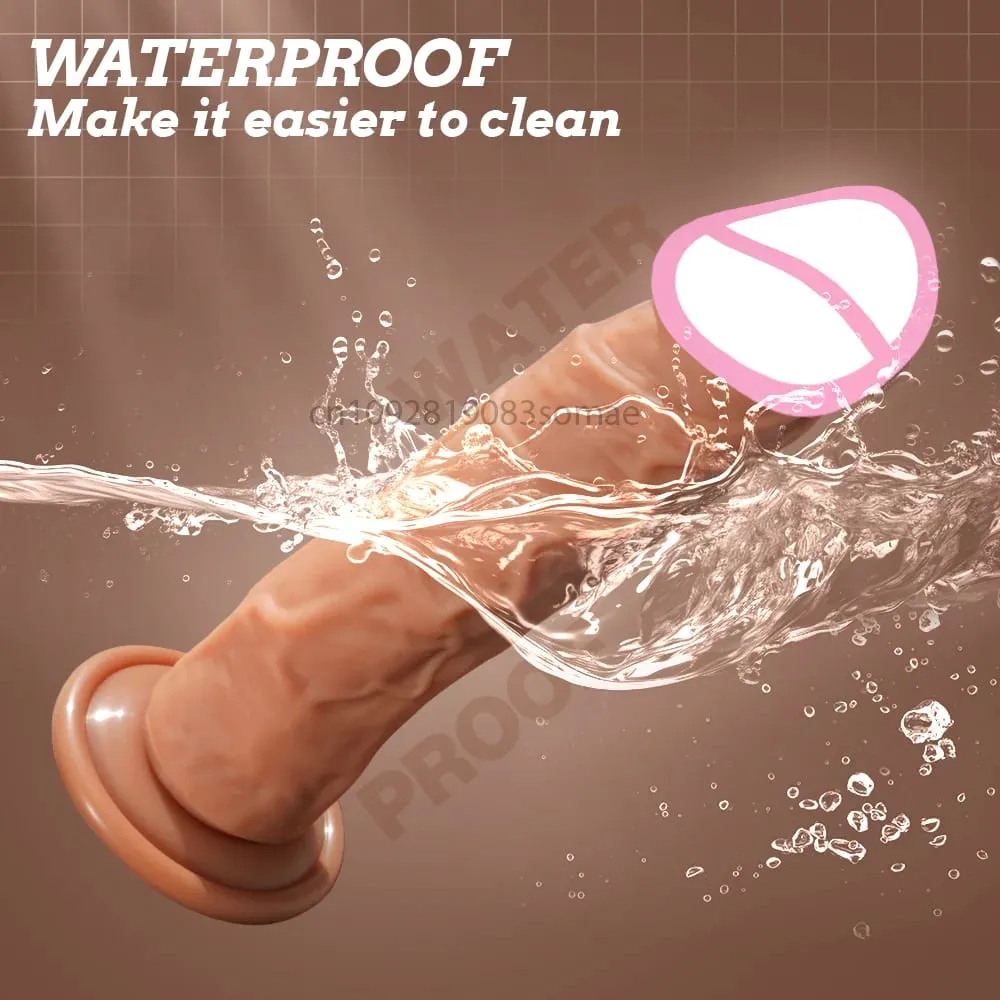 Ρεαλιστικό Dildo σημείου G με βεντούζα σιλικόνης πέους Πρωκτικό Dildo Ενήλικες σεξουαλικά παιχνίδια για γυναίκες Άνδρας Strapon Dick διεγέρτης κόλπου — image 3