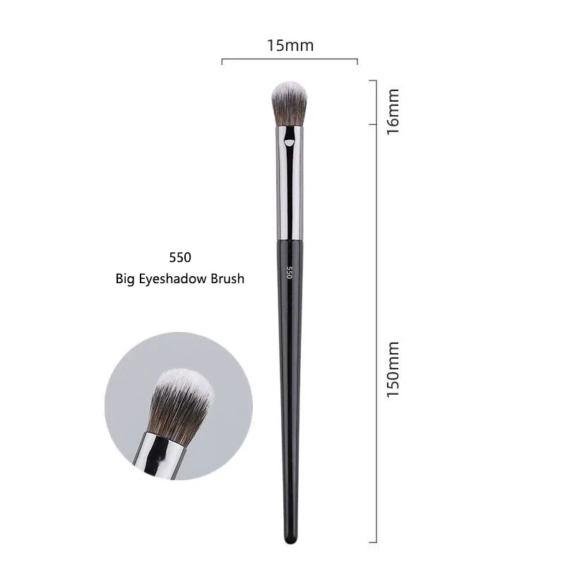 1pc Pro pinceaux de maquillage fond de teint poudre ventilateur maquillage brosse Contour 3D pointillé fard à paupières correcteur angle sourcils ombre outils