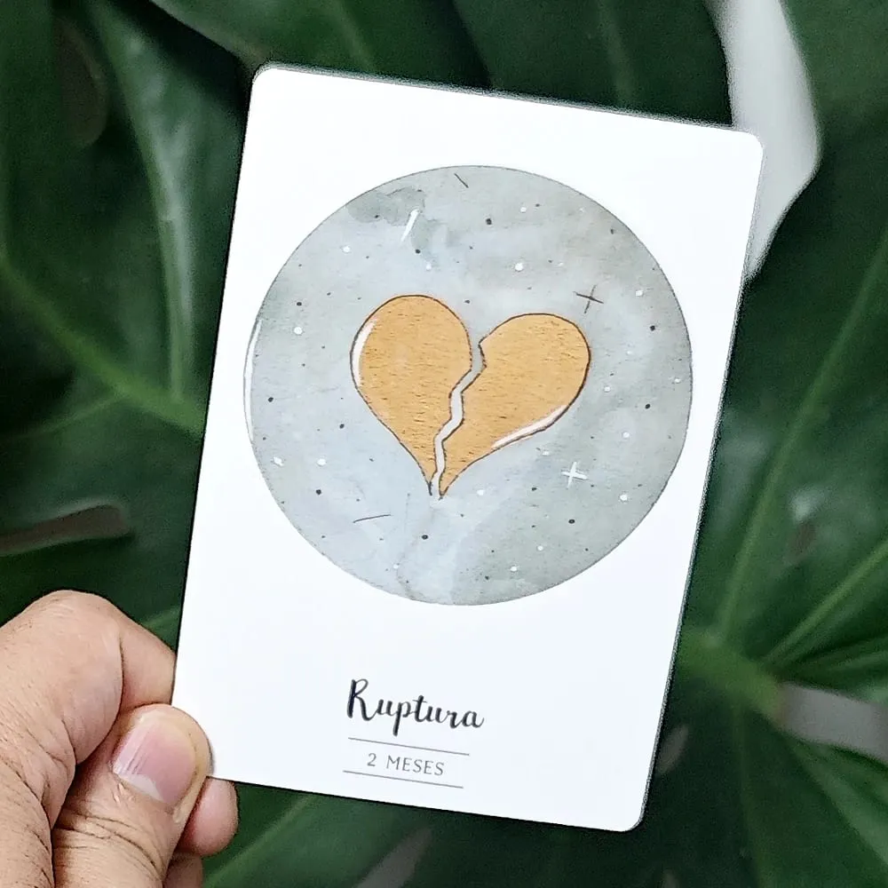 Romantikus Love Oracle Pakli spanyol nyelven 42 db Szívcsakra Oracle kártya 10,5*7,5 cm — image 1