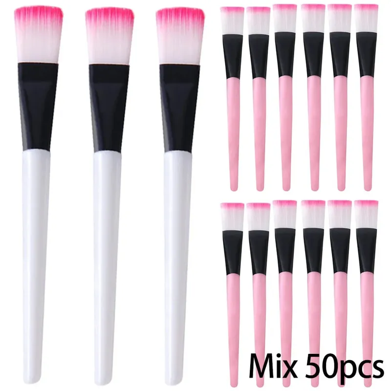 10PCS Facial Fan Mask Brushes Face Mask Applicator Εργαλείο Μακιγιάζ Βούρτσες για Αισθητικές Γυναίκες DIY Facial Mask Cosmetic Tools