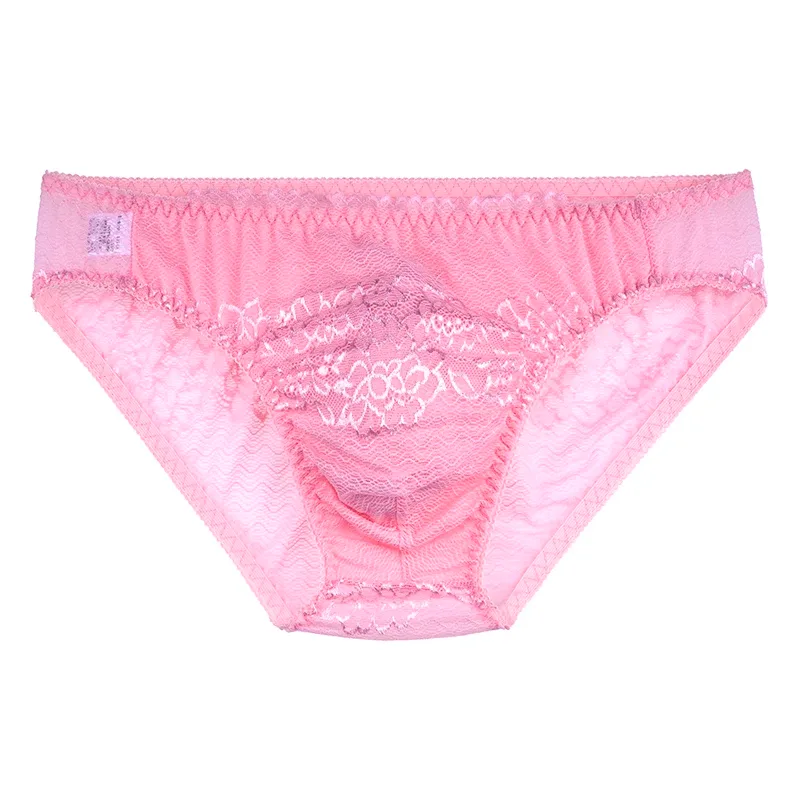 New Hot Men Sexy Briefs Sissy Pouch Panties Fashion Shorts Pants Lingerie Lace Men's Breathable Underwear Underwear Gays